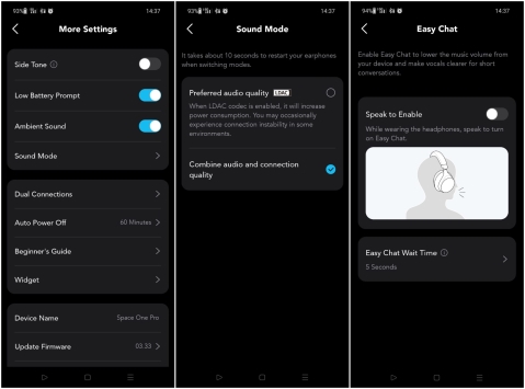 Anker Soundcore Space One Pro: באס מהדהד ועיצוב מתקפל